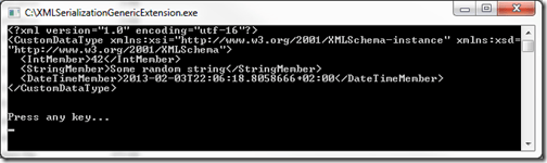 SerializationGenericExtension