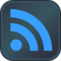 RSS Button Blue Grey