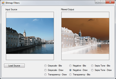 Image Filters Negative Color Matrix