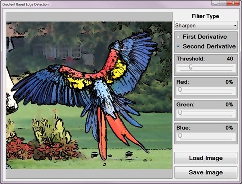 Gradient Based Edge Detection Sample Application