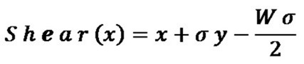 Horizontal Shear Algorithm