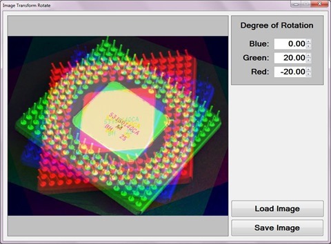 Image Transform Rotate Sample Application