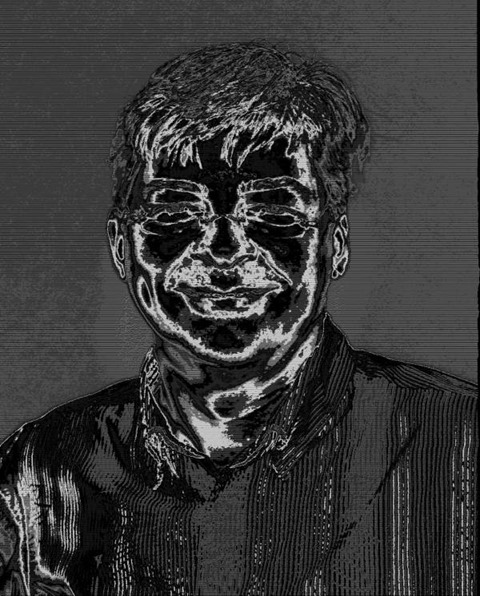 Anders Hejlsberg: 1 Pixel Per Character, 24 Characters, Font Size 6, Zoom 20