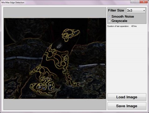 Min Max Edge Detection Sample Application